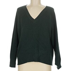 Old Navy Women's V-Neck Sweater - Dark Green